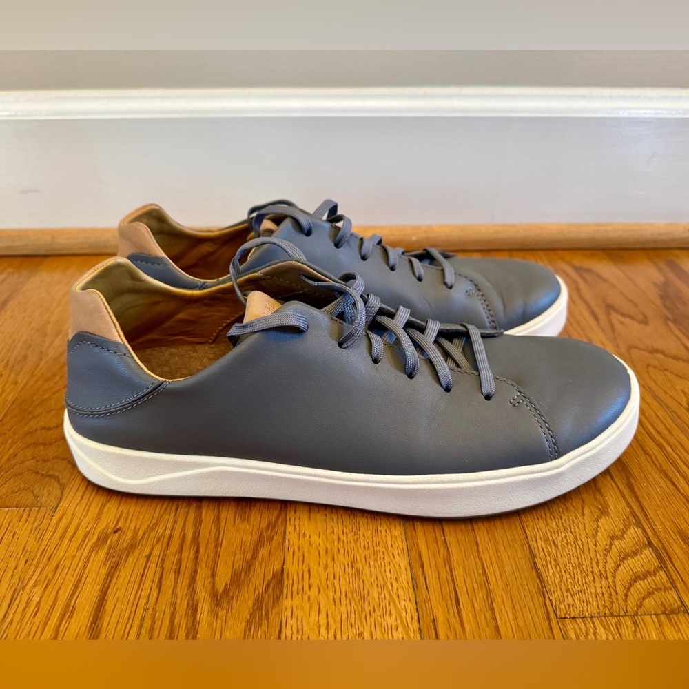 Olukai Lae‘ahi Lī ‘Ili Men’s Waterproof Leather Sneakers Mens Size 11